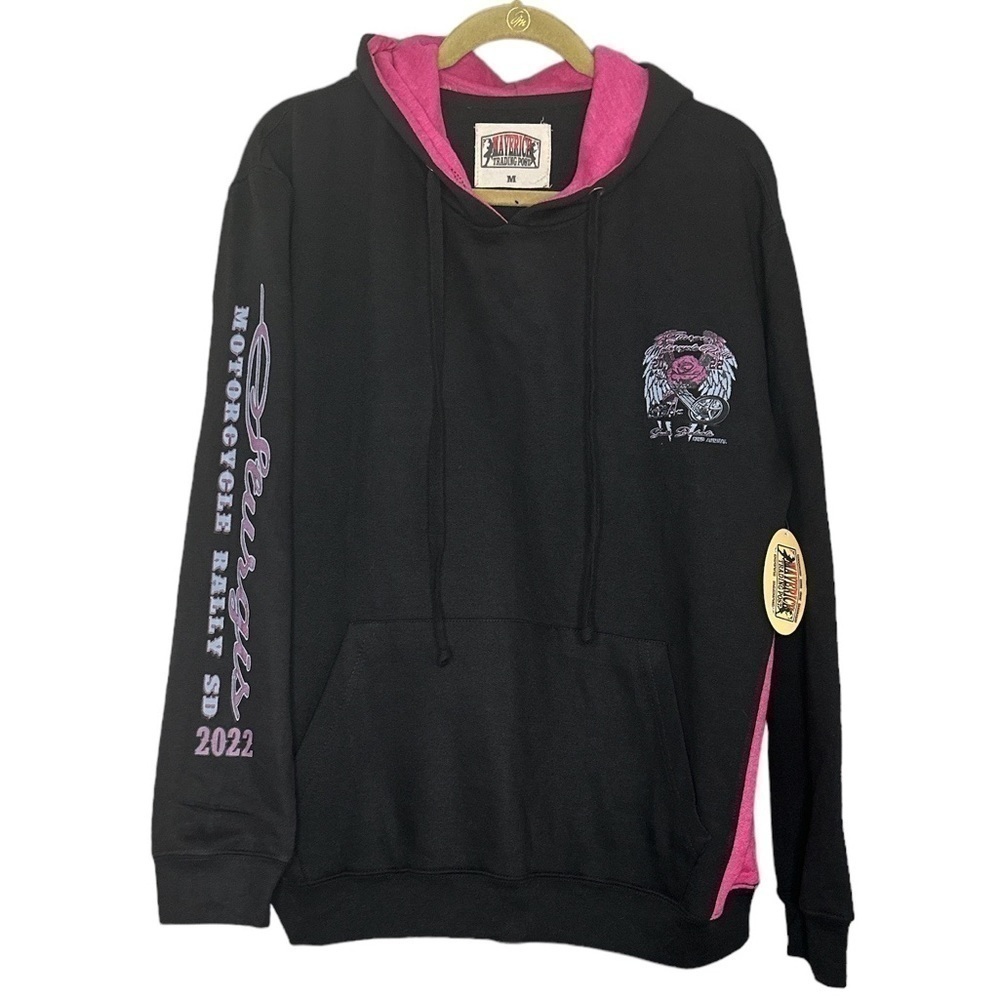 NWT Sturgis Motorcycle Rally SD 2022 Fleece Lined Hoodie